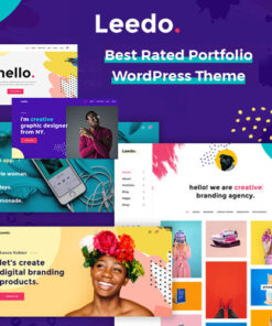 Leedo – Modern, Colorful & Creative Portfolio WordPress Theme