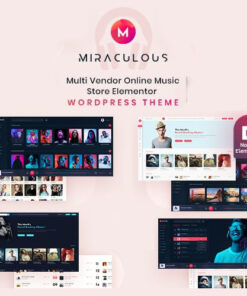 Miraculous – Multi Vendor Online Music Store Elementor WordPress Theme