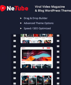 Netube – Viral Video Blog / Magazine WordPress Theme