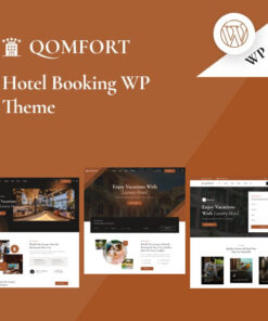Qomfort – Hotel Booking WordPress Theme
