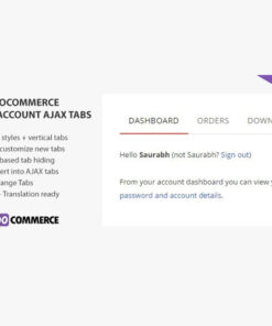SS WooCommerce Myaccount Ajax Tabs