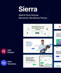 Sierra – SaaS & Tech Startup Elementor WordPress Theme