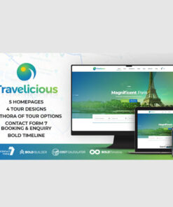 Travelicious – Tour Operator WordPress Theme