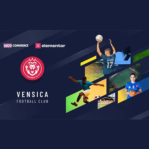 Vensica – Football Club Manager Elementor Theme