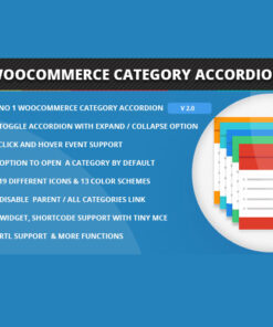 WooCommerce Category Accordion