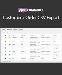 WooCommerce Customer/Order CSV Export