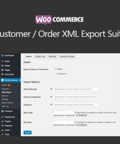 WooCommerce Customer/Order XML Export Suite