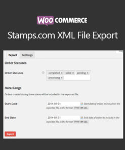 WooCommerce Stamps.com XML File Export