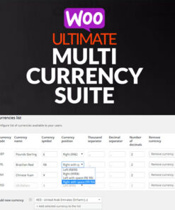 WooCommerce Ultimate Multi Currency Suite