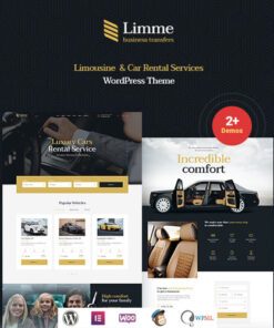 Limme – Limousine Transfers & Car Dealer WordPress Theme + RTL