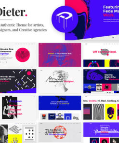 Dieter – Authentic Artist & Creative Design Agency Theme