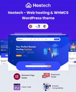 Hostech – Web hosting & WHMCS WordPress theme