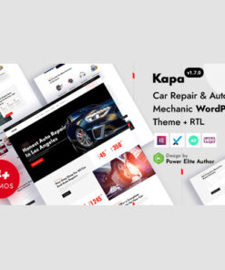 Kapa – Car Repair & Auto Services Elementor WordPress Theme