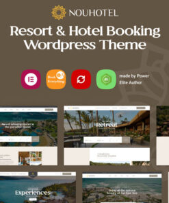 NouHotel – Resort & Hotel Booking WordPress Theme
