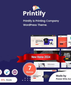 Printify – Printing Company WordPress Theme + RTL
