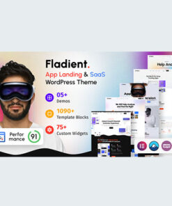 Fladient – App Landing Page WordPress Theme