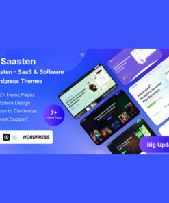 Saasten – SaaS & Software Landing WordPress Theme