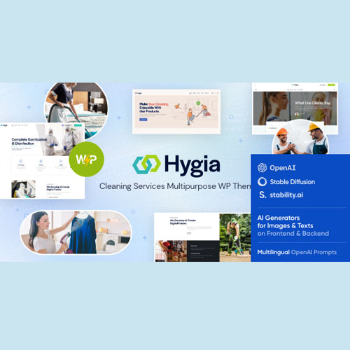 Hygia – Cleaning Services WordPress Theme