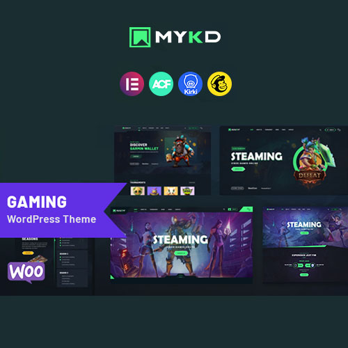 MYKD – eSports and Gaming NFT WordPress Theme