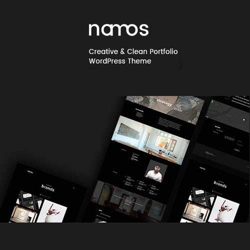 Namos – Creative One/Multi-Page Portfolio WordPress Theme