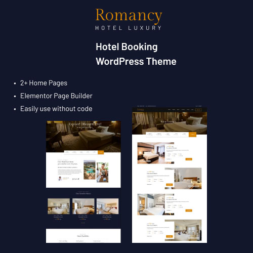 Romancy – Hotel Booking WordPress Theme