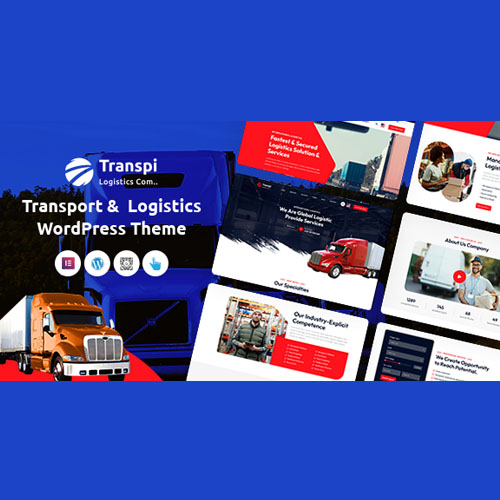 Transpi – Logistics and Transportation WordPress Theme