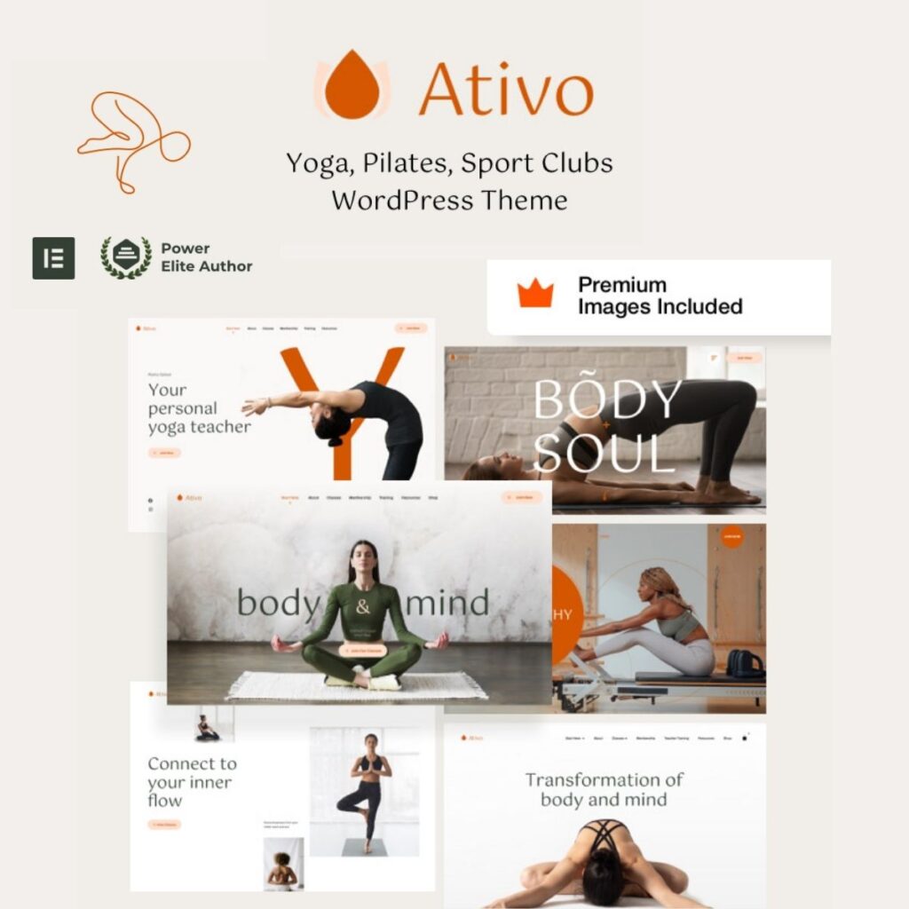 Ativo - Yoga Sports Club WordPress Theme