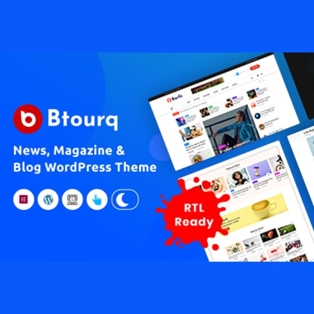 Btourq - WordPress News Magazine Theme