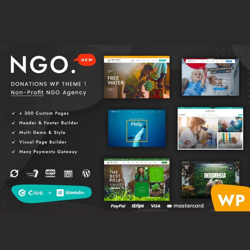 Ngo - Charity Donation WordPress
