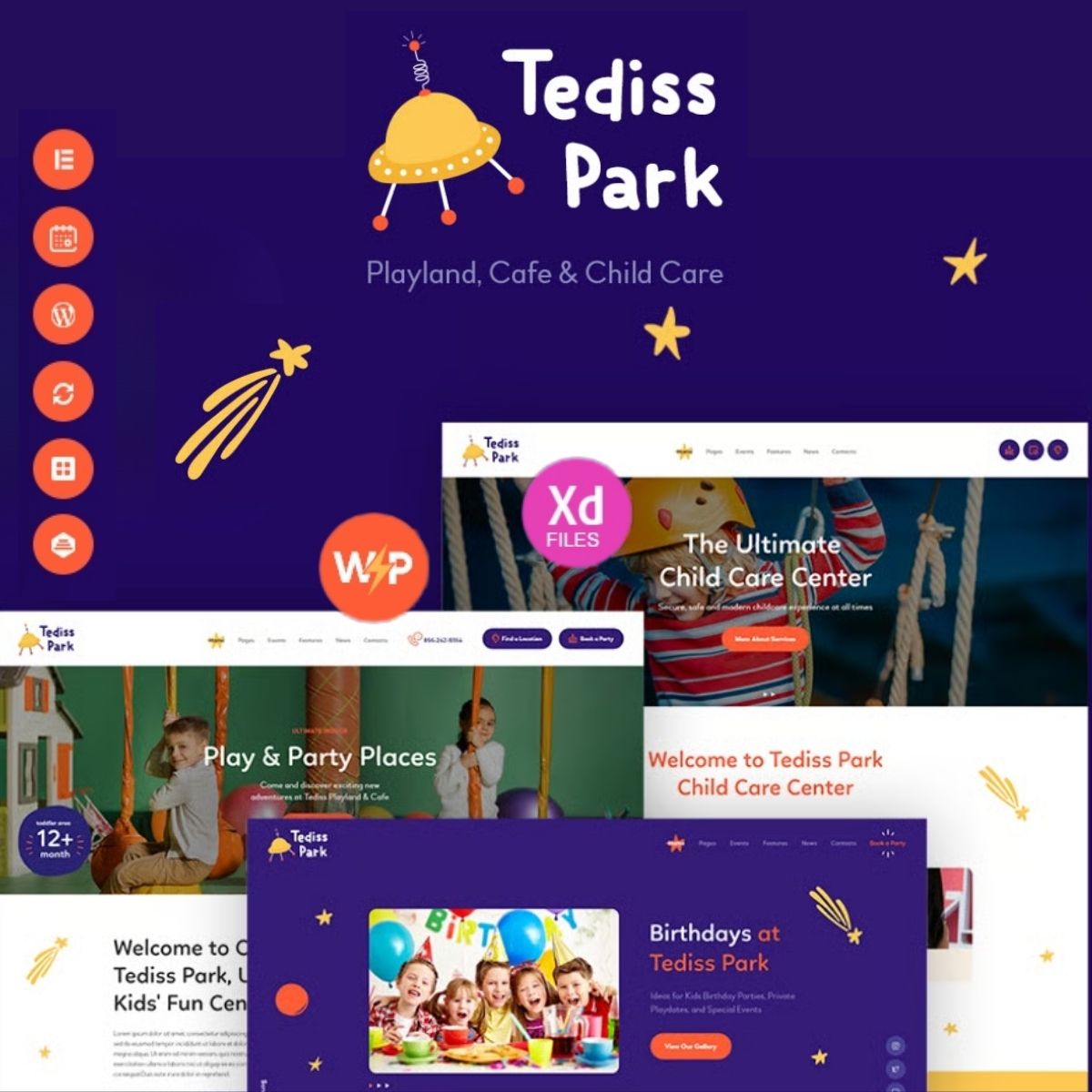 Tediss | Play Area & Child Care Center WordPress Theme