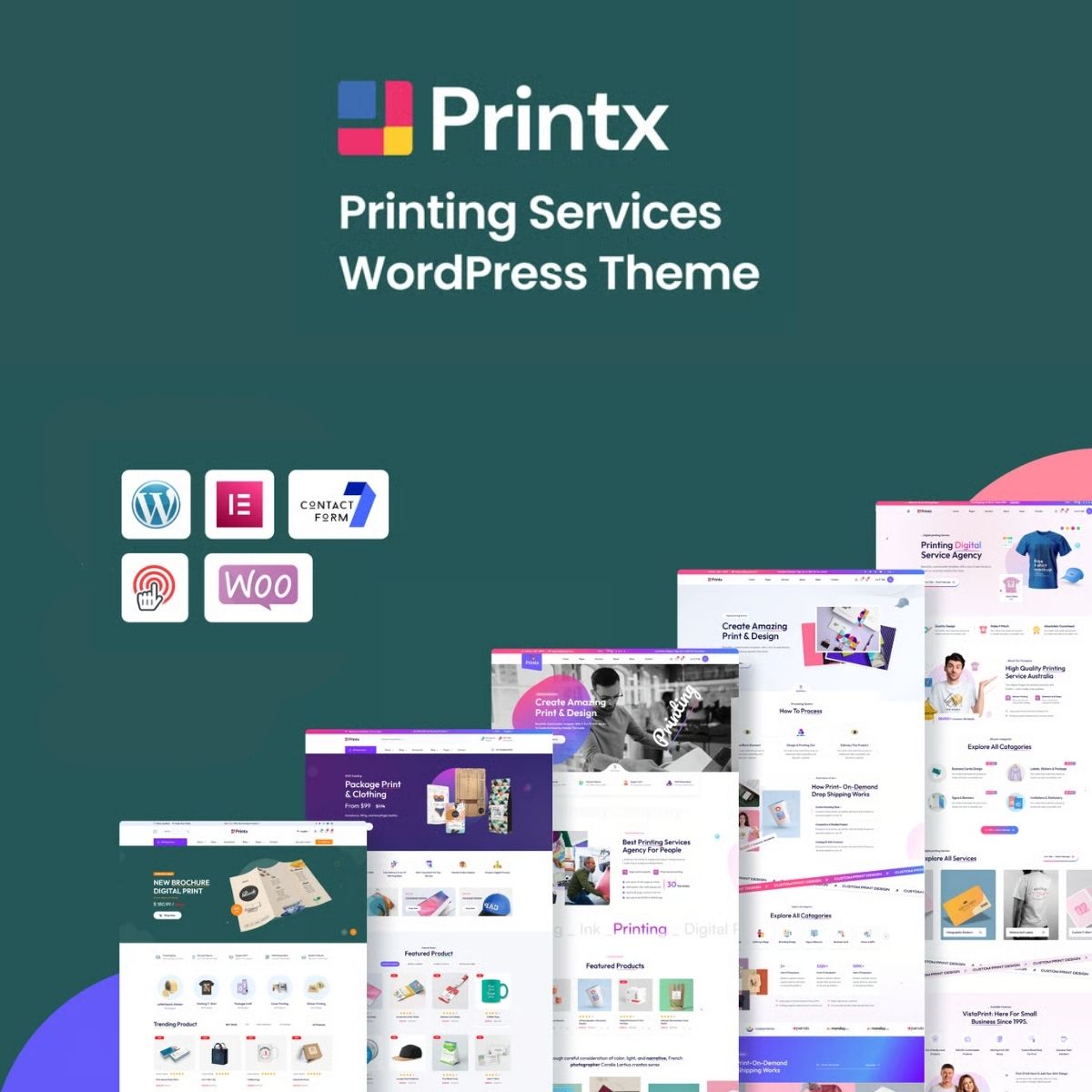 Printx - Printing Services WordPress Theme