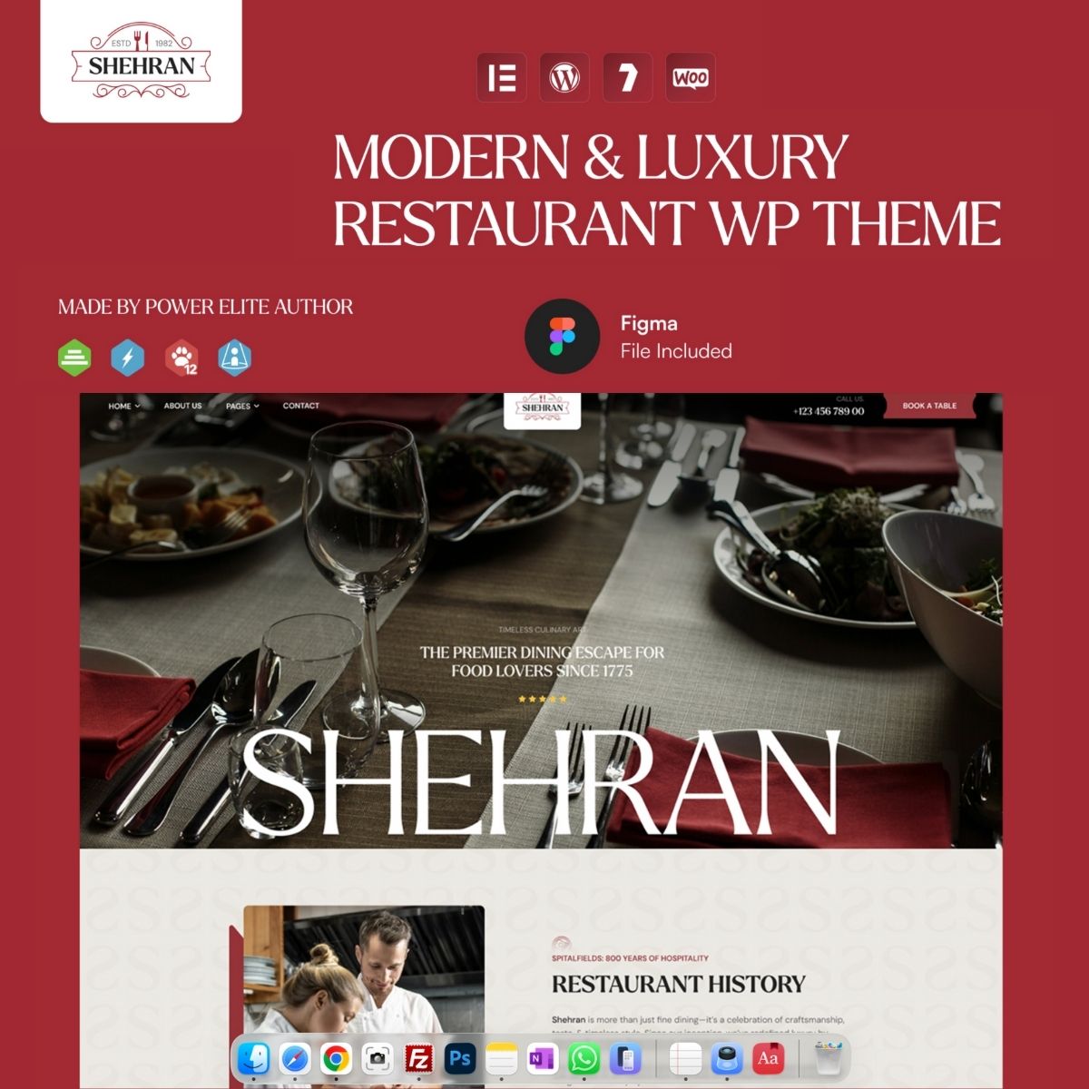 Shehran - Restaurant WordPress Theme
