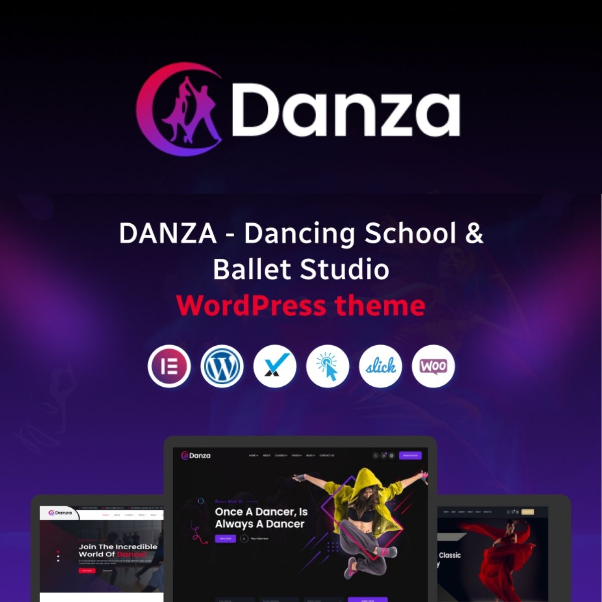 Danza – Dancing School and Ballet Studio WordPress Theme