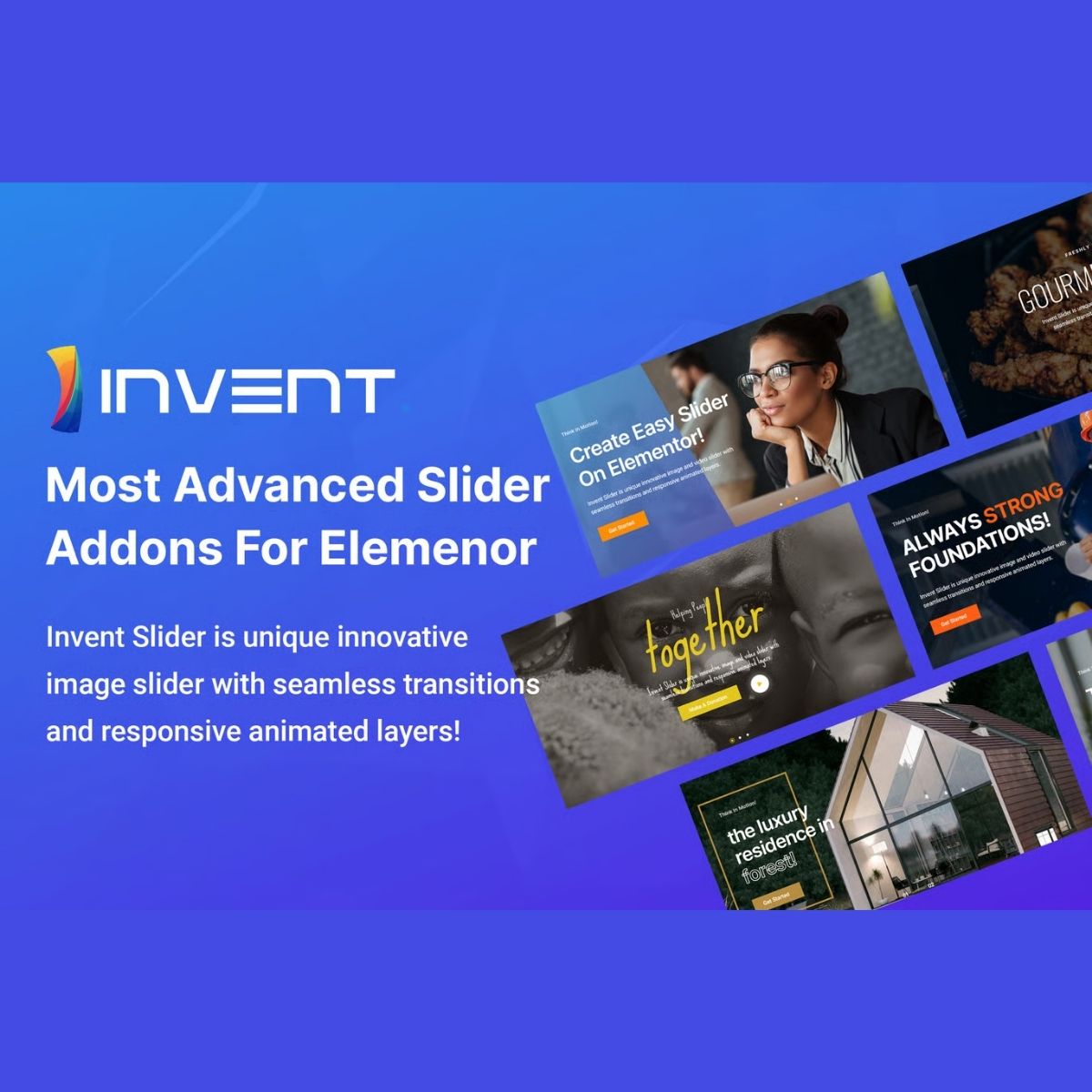 Invent Slider for Elementor