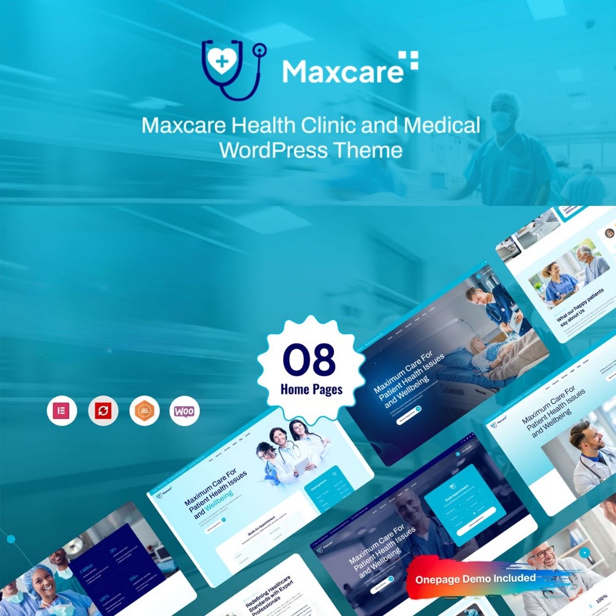 Maxcare - Health & Medical WordPress Theme