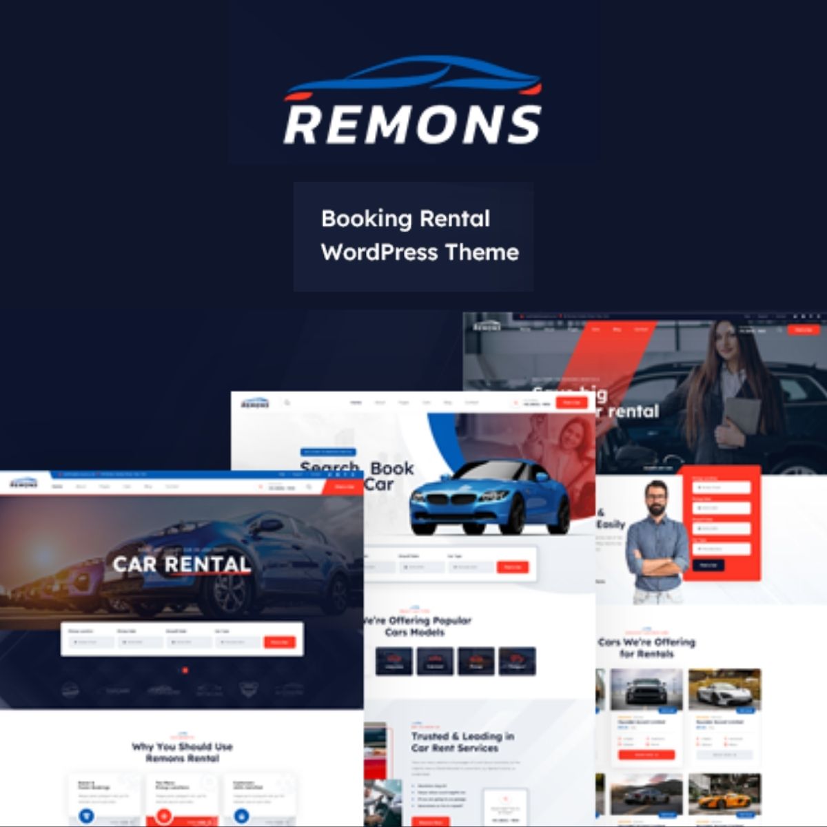 Remons - Booking Rental Theme WordPress