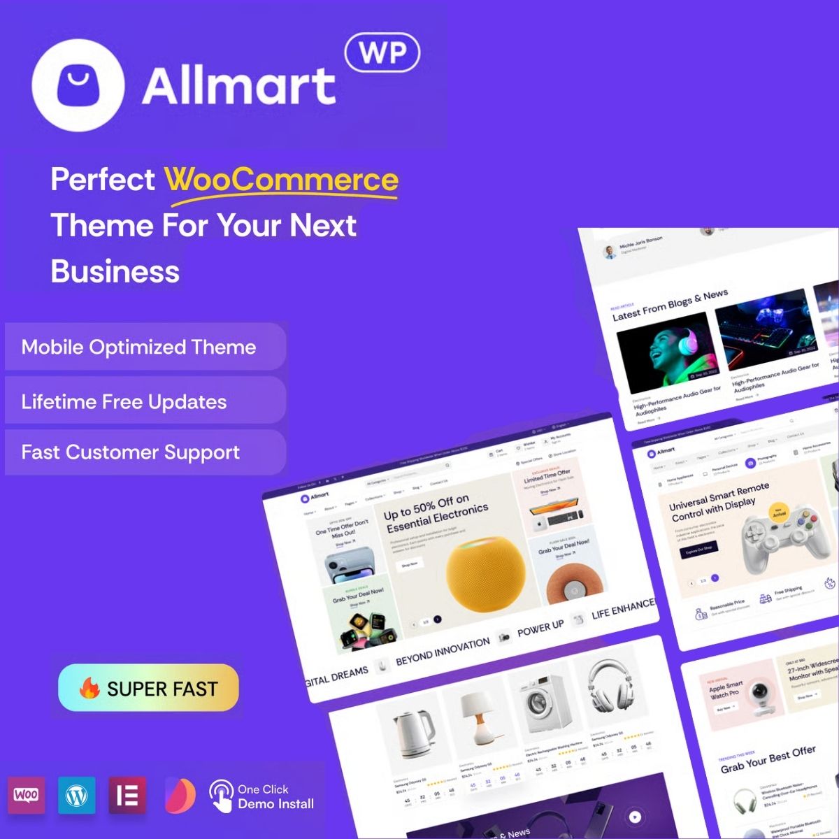 Allmart - Ultimate Electronics & Gadgets Store WordPress Theme