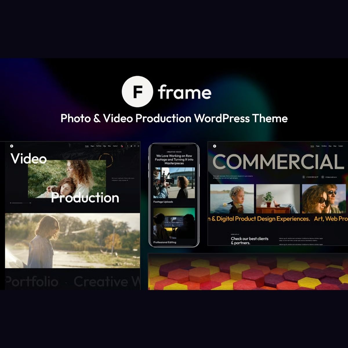 Frame - Photo & Video Production WordPress Theme