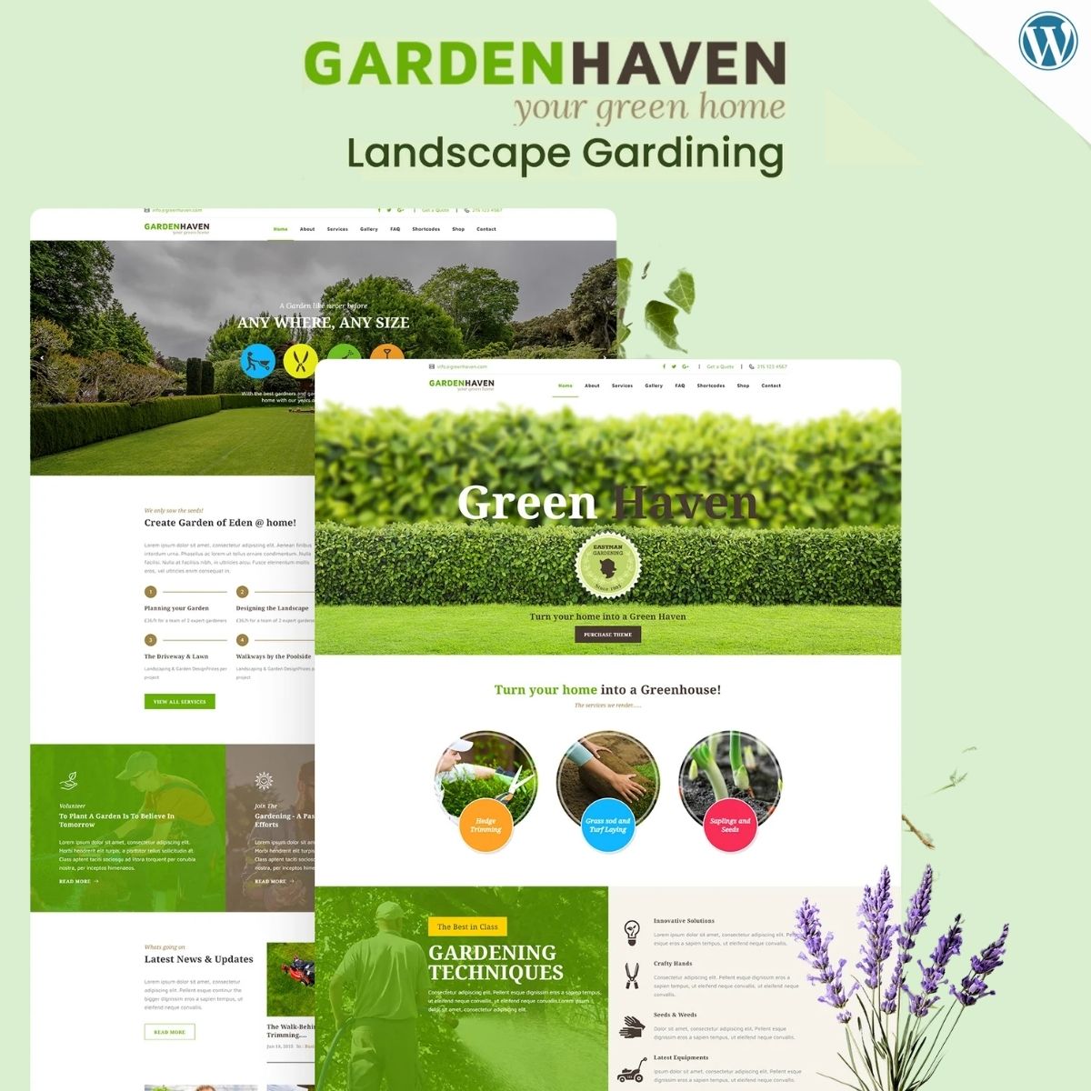 Garden - Landscape Gardening WordPress Theme