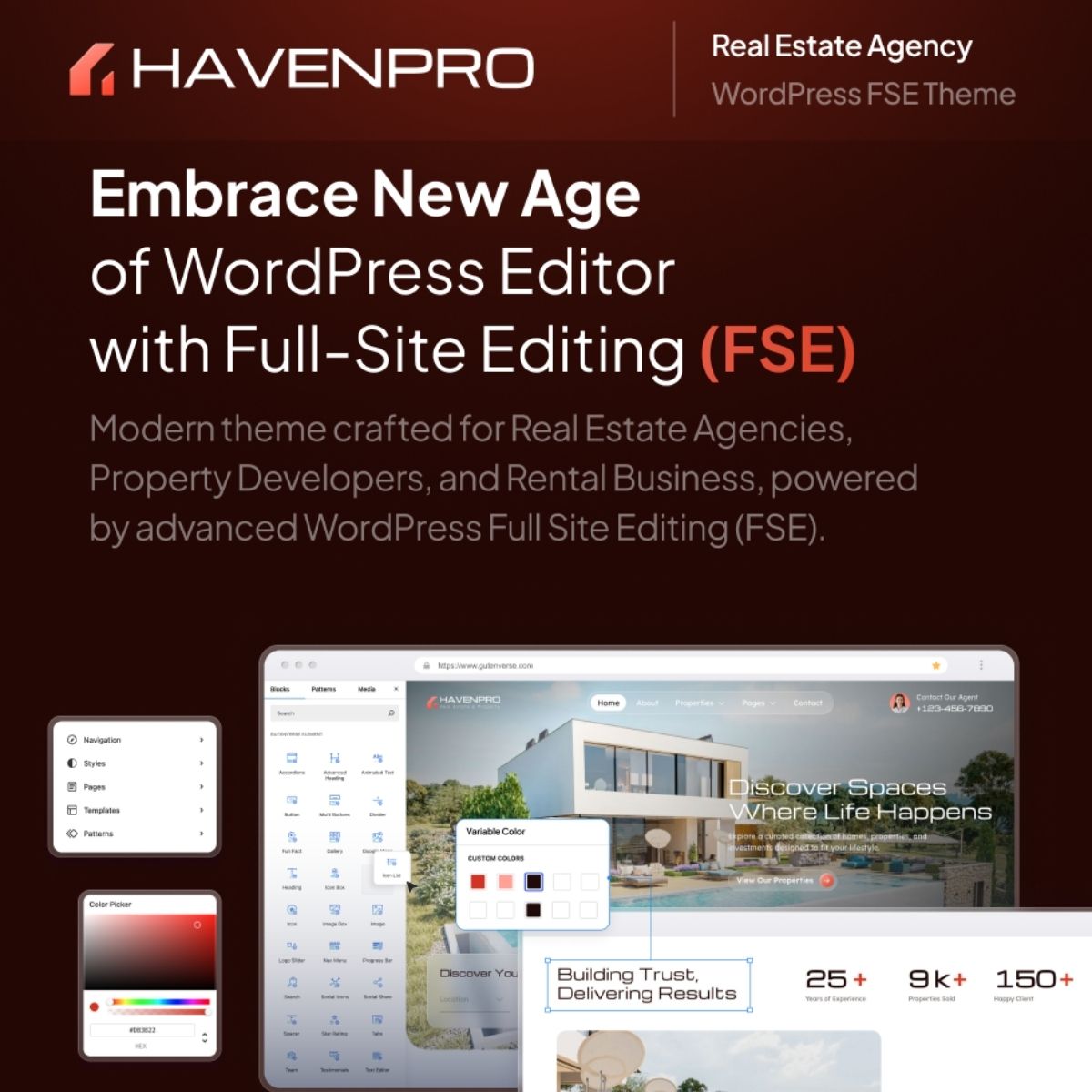 Havenpro – Real Estate Agency & Property Gutenverse FSE WordPress Block Theme
