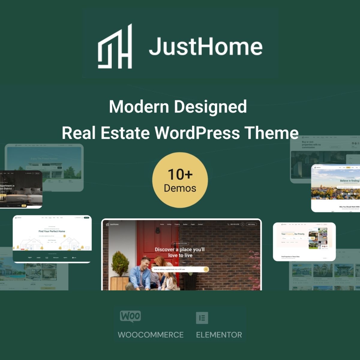 Justhome – Real Estate WordPress Theme