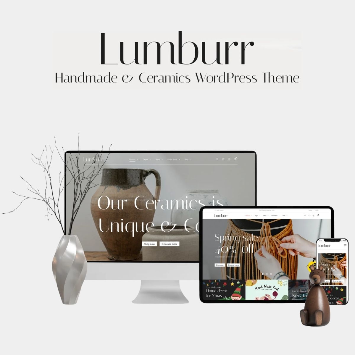 Lumburr - Handmade & Ceramics WordPress Theme