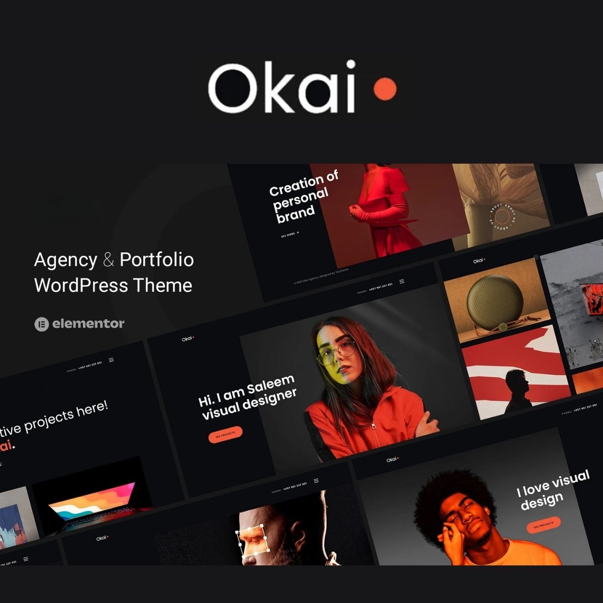 Okai - Creative Portfolio WordPress Theme
